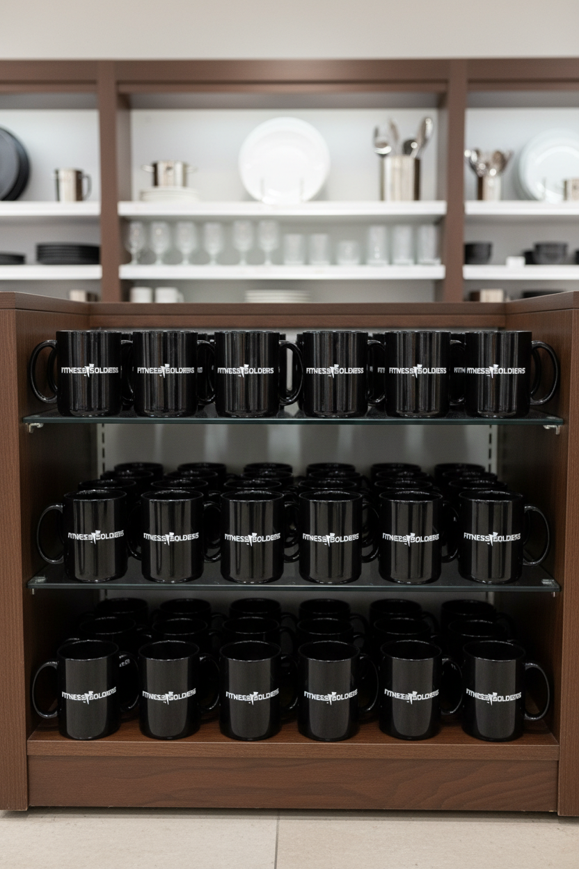 Black Glossy Mug