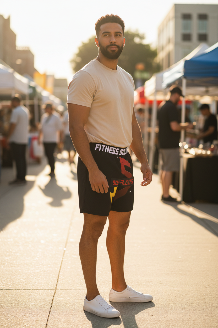 All-Over Print Unisex Athletic Shorts