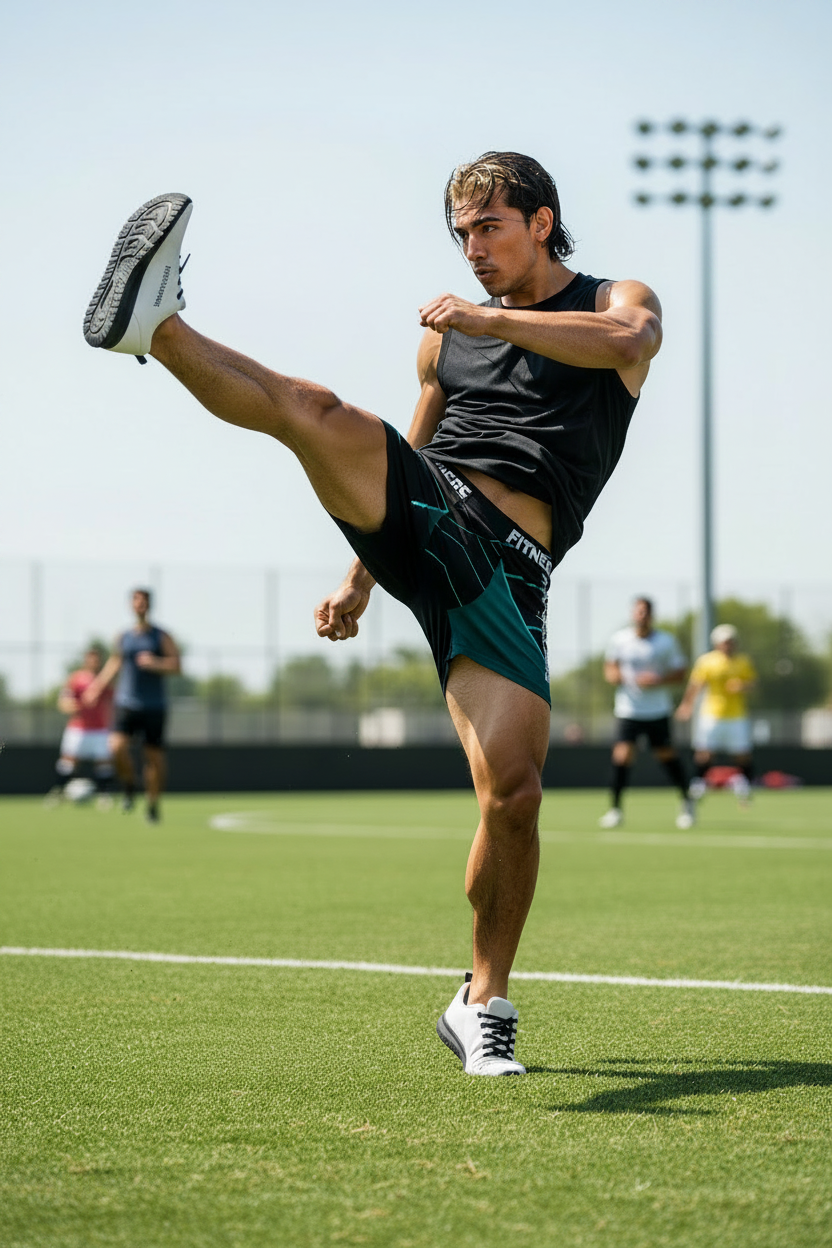 Performance Biker Shorts - Teal
